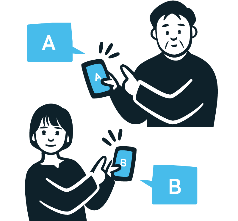 当院のWeb問診では、患者さま一人ひとりに合わせた質問が表示されます。